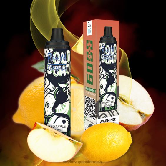 RandM Tornado 6000 Airflow Control Vape Pod Gerät 1St roter Apfel Zitrone tornado vape wien 8FV8T279