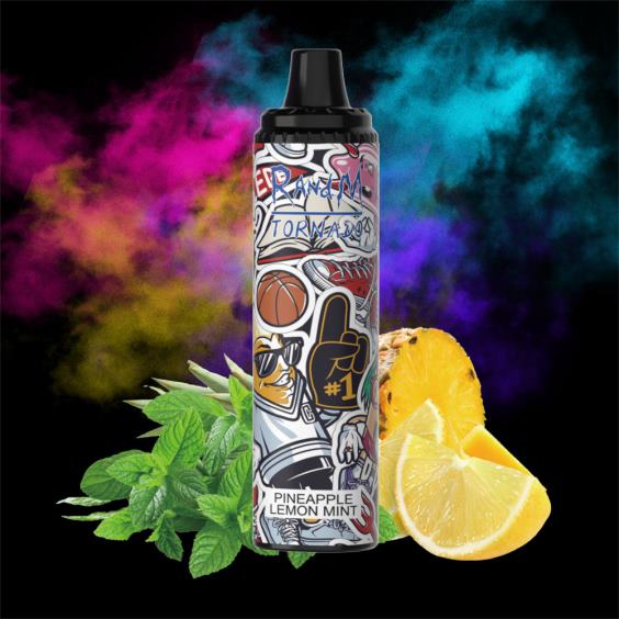 RandM Tornado 6000 Airflow Control Vape Pod Gerät 1St roter Apfel Zitrone tornado vape wien 8FV8T279