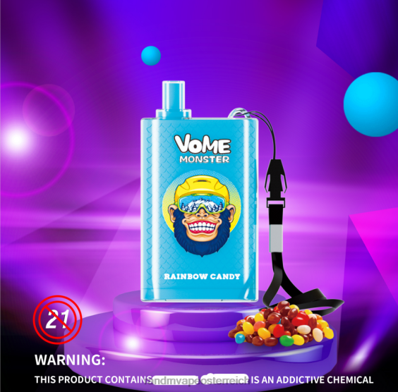 RandM Vome Monster 10000 Airflow Control Vape Pod Gerät 1St üppiges Eis RandM rabattcode 8FV8T277