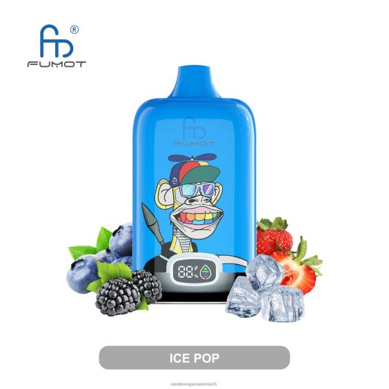 Fumot Original RandM Digital Box 12000-Akku und Liquid-Display-Vape-Gerät Eis am Stiel tornado vape österreich 8FV8T10