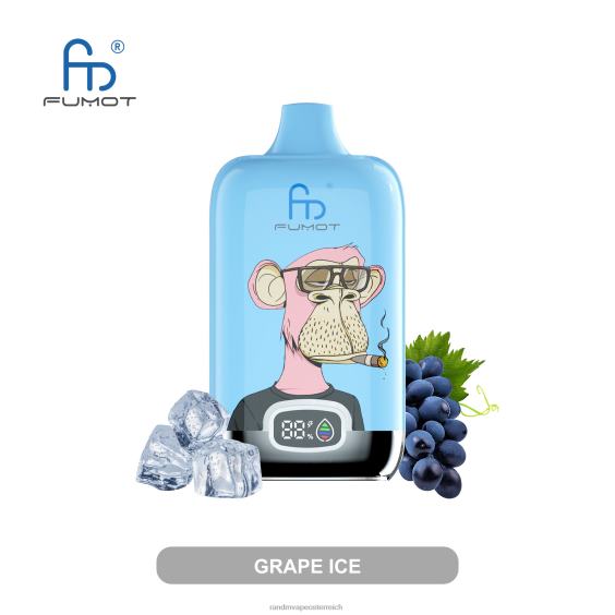 Fumot Original RandM Digital Box 12000-Akku und Liquid-Display-Vape-Gerät üppiges Eis RandM rabattcode 8FV8T7