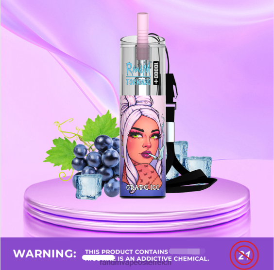 RandM Tornado 10000 plus Airflow-Control-Vape-Gerät 1 Stk pinke Limonade RandM rabattcode 8FV8T77