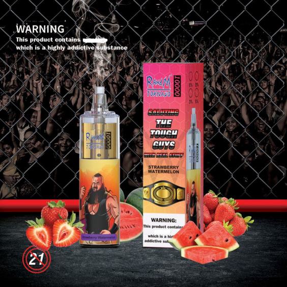 RandM Tornado 10000 Airflow Control Vape-Gerät 1St Erdbeerdonut RandM rabattcode 8FV8T107