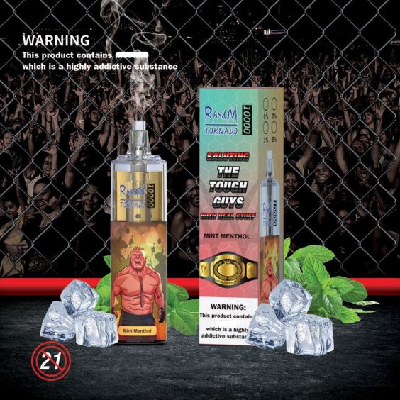 RandM Tornado 10000 Airflow Control Vape-Gerät 1St Erdbeerdonut RandM rabattcode 8FV8T107