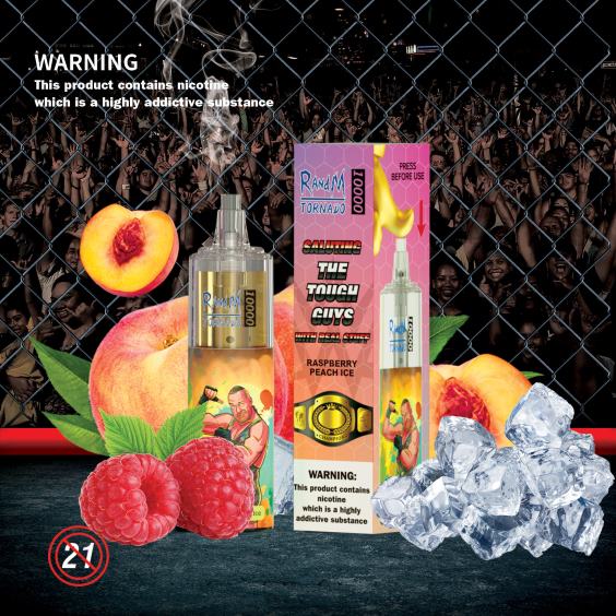 RandM Tornado 10000 Airflow Control Vape-Gerät 1St Erdbeerdonut RandM rabattcode 8FV8T107