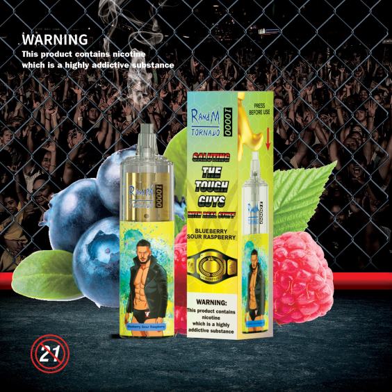RandM Tornado 10000 Airflow Control Vape-Gerät 1St Erdbeerdonut RandM rabattcode 8FV8T107