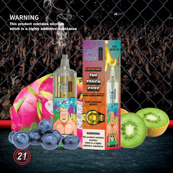 RandM Tornado 10000 Airflow Control Vape-Gerät 1St Erdbeerdonut RandM rabattcode 8FV8T107