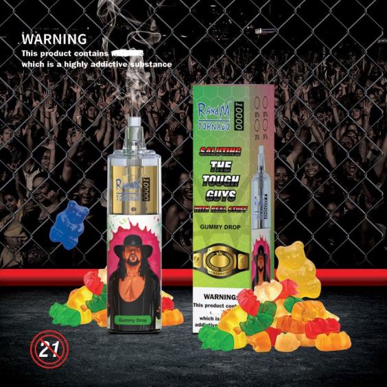 RandM Tornado 10000 Airflow Control Vape-Gerät 1St Erdbeerdonut RandM rabattcode 8FV8T107