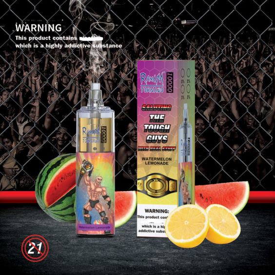 RandM Tornado 10000 Airflow Control Vape-Gerät 1St Erdbeerdonut RandM rabattcode 8FV8T107