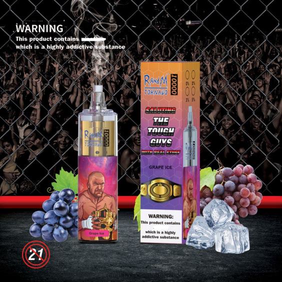 RandM Tornado 10000 Airflow Control Vape-Gerät 1St Erdbeerdonut RandM rabattcode 8FV8T107