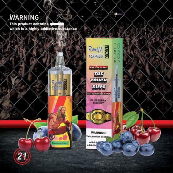 RandM Tornado 10000 Airflow Control Vape-Gerät 1St Erdbeerdonut RandM rabattcode 8FV8T107