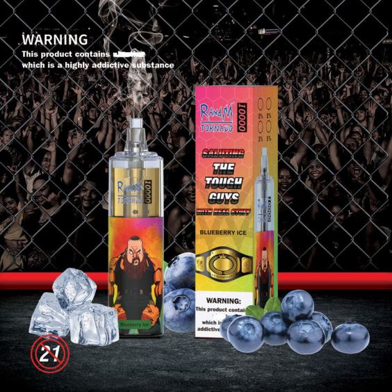 RandM Tornado 10000 Airflow Control Vape-Gerät 1St Erdbeerdonut RandM rabattcode 8FV8T107
