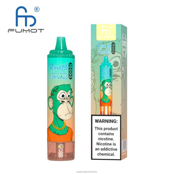 Fumot RandM Tornado 15000 Vape-Gerät mit Akku und E-Liquid-Display Version 1 vimto RandM vape kaufen 8FV8T26