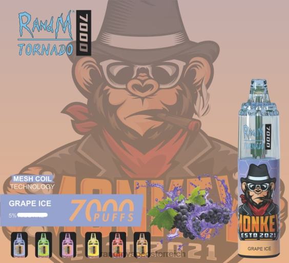 RandM Tornado 7000 Airflow Control Vape-Gerät 1St roter Apfel Zitrone tornado vape wien 8FV8T179
