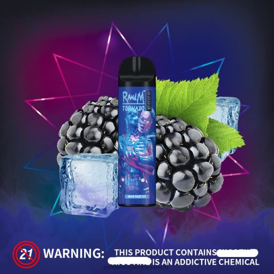 RandM Tornado 8000 Airflow Control Vape-Gerät 1St rote Apfelmelone RandM günstig kaufen 8FV8T245
