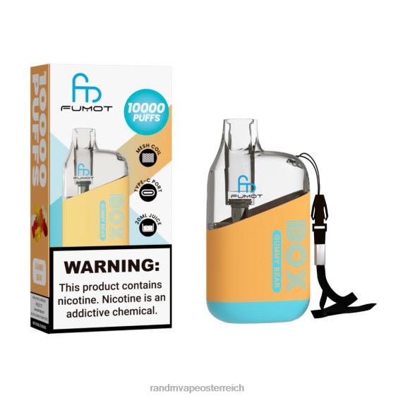 Fumot Original RandM Tornado Box 10000 Airflow Control Vape-Gerät 1St Erdbeerwassermelone RandM tornado wien 8FV8T93