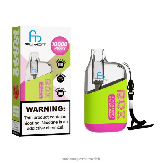Fumot Original RandM Tornado Box 10000 Airflow Control Vape-Gerät 1St Gummibär RandM vape wien 8FV8T92