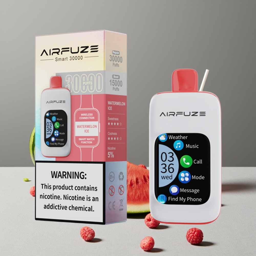 AirFuze Smart 30000 Puffs Disposable Pod Typ-C Touch Display Wassermelone Eis