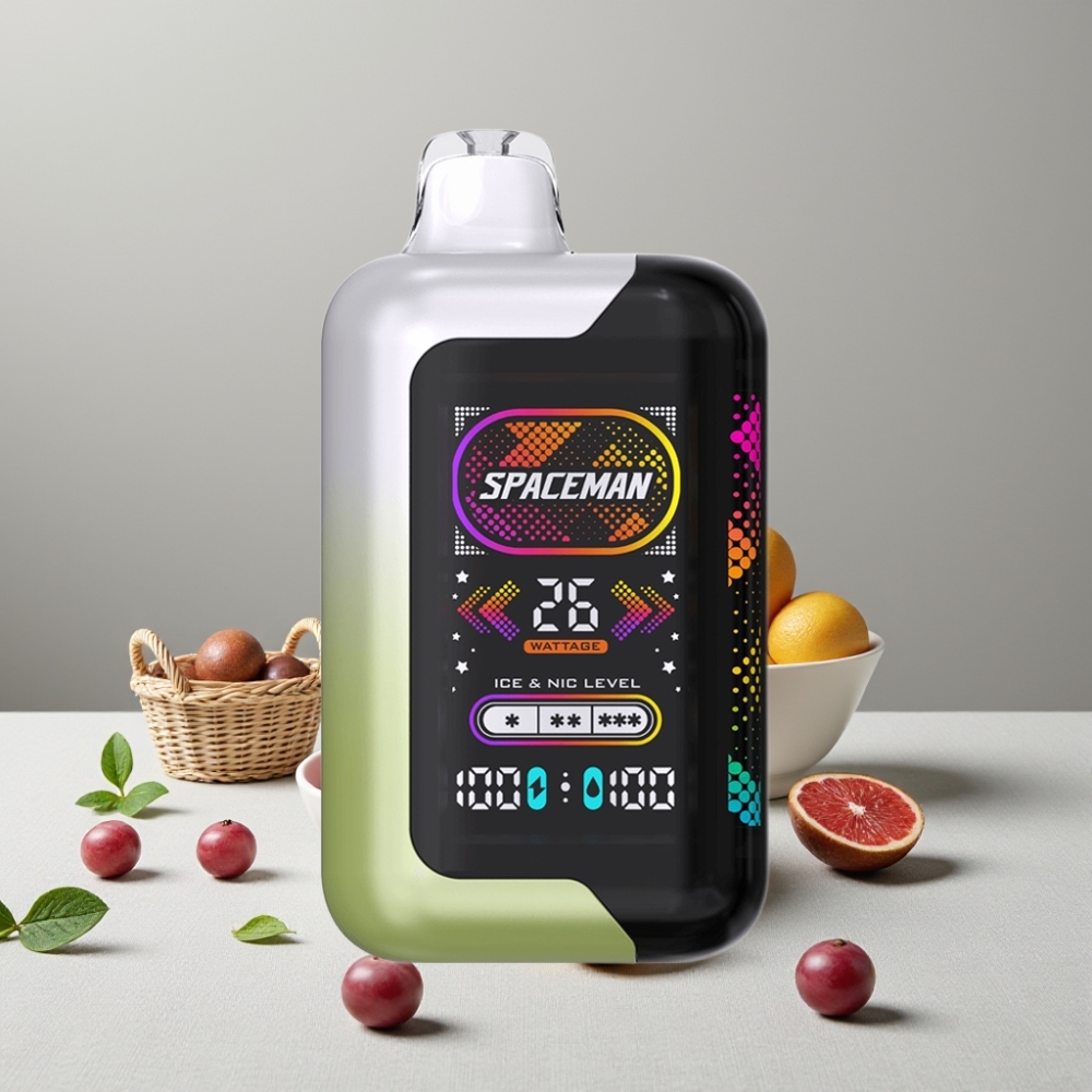 SMOK Spaceman SP40000 Null Nikotin Disposable 20ml 1000mAh E-Zigarette Weißes Trauben-Eis SMOK Spaceman SP40000 Null Nikotin Disposable 20ml 1000mAh E-Zigarette Weißes Trauben-Eis